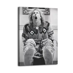 Humorous Black And White “Dumb And Dumber” Poster Bedroom Aesthetic Decorative Product Aesthetic Art Living Room Poster Wall Home Art Decoration bathroom humor decor