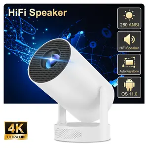 VELEC   HY300 PRO  HiFi Projector:  Upgraded Sound, WiFi 6, 1080P 1280*720P Portable Home Theater for Indoor & Outdoor Movies Screen Adjustable Bluetooth  TikTokShopBlackFriday