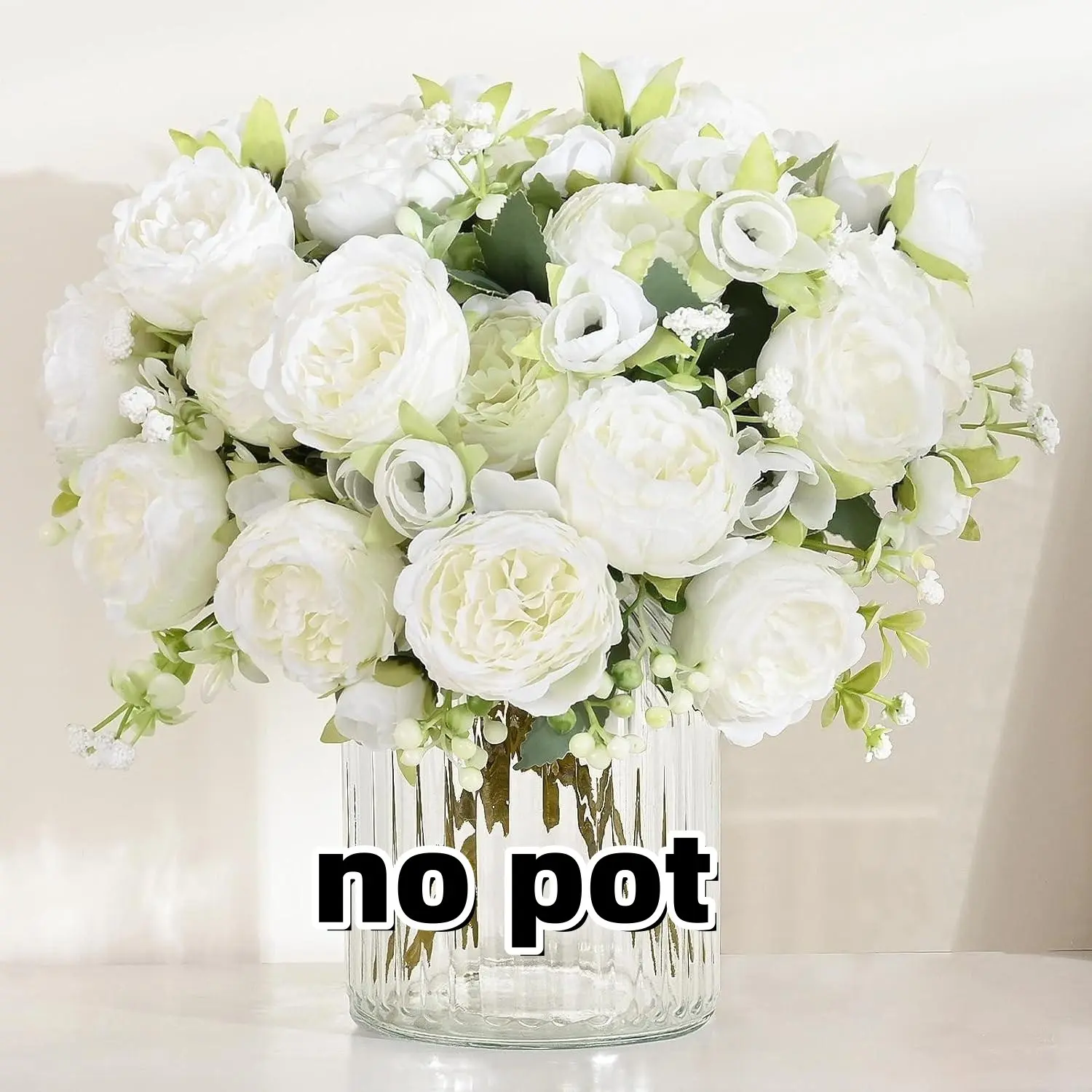 4 Packs Peonies Artificial Flowers, Silk Peonies for Weddings & Parties, Elegant Floral Arrangement for Home Décor, Decorative Bouquet, Home Decoration Bouquet, Artificial Peony Flowers, Fake Floral Decor, Flower Decorations