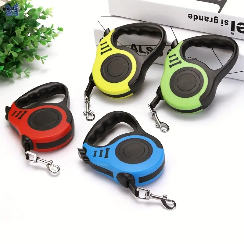 Retractable Dog Leash with Ergonomic Handle, Durable Nylon Material, 16.4ft, Colorful Bone Design, Comfortable Grip, Outdoor Walking, Fashion Pet Accessory, Suitable Small, Medium& Large Dogs, Clearance Special gift