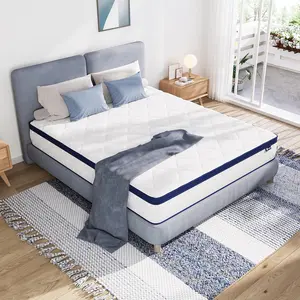 Avenco Mattress, 10\12\14 Inch King Mattresses in a Box, Hybrid Twin/Full/Queen/King Size Mattresses with Comfort Foam and Pocket Coils for Pressure Relief & Motion Isolation