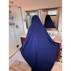 Floor length overhead Khimar