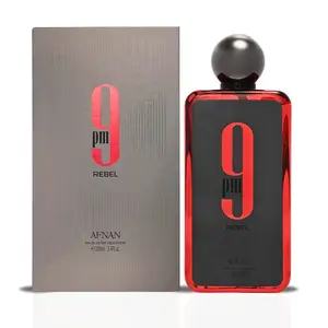 9PM Rebel Eau De Parfum Spray 100ML (3.4 OZ) By Afnan | Fruity Freshness Meets Woody Sweetness.