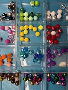 Acrylic 20mm Bead assortments Live Only Claim First 3.25 a Bag Qty 10