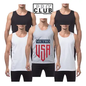 PRO CLUB TANK TOP HEAVYWEIGHT 6.5 oz 100% Cotton, preshrunk to minimize shrinkage