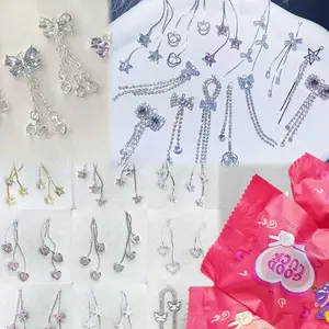 Chris-A16-Fancy Long Tassel Pendant -for Phone-chain/ Jewelry Beading use (1pcs per bag)
