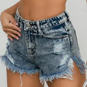 LUXEHAEVEN High Waisted Denim Shorts for Women