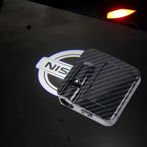 2pcs LED Car Door Welcome Logo Light LED Lamp for Nissan Teana Altima Coupe Sedan MAXIMA AMADAR TITAN QUEST Quest Armada