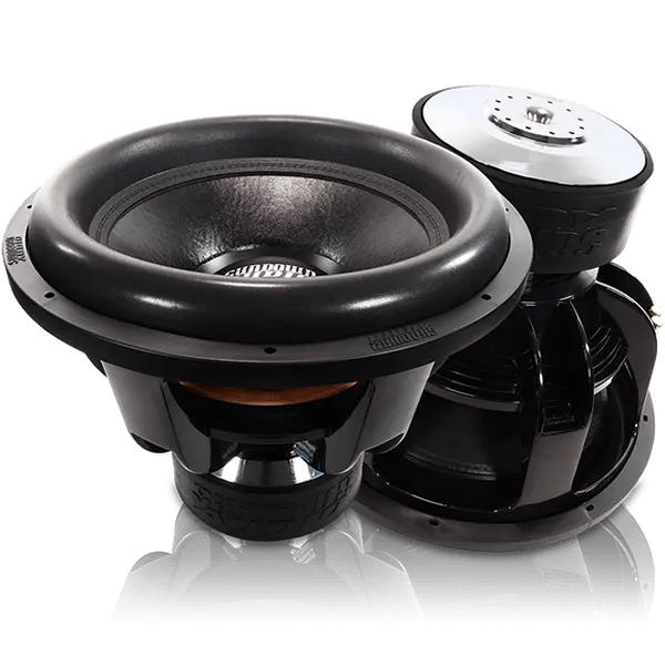 Sundown Audio XV318D2 X-Series 18-Inch 2-Ohm Subwoofer - 2000W Car Audio System Speaker with 4-Layer Flat Aluminum Coil, Extreme Low Distortion, 225mm Motor, Hyper-Extended Pole, Power Handling, Extreme Clearances