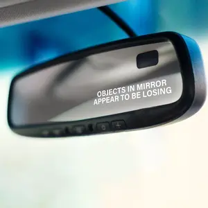 Objects In The Mirror Appear To Be Losing Sticker - Funny Car Mirror Visor Gift Sticker - Car Mirror Rear Side Mirror Visor Decal - Vinyl Car Sticker Gift - 5 Inches Long - Made in USA - PLKISS0020