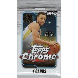 2024-25 Topps Chrome Basketball Blaster Pack (4 Cards)