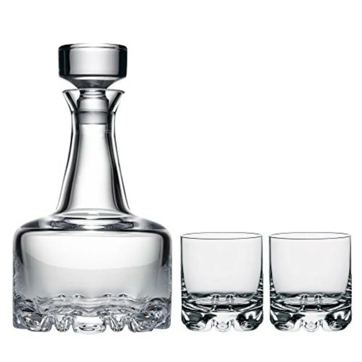 Orrefors 6242405 Erik Decanter Glass, Clear - 3 Piece