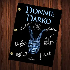 Donnie Darko Movie Script Full Screenplay Full Script Autographed Signed Jake Gyllenhaal Maggie Gyllenhaal