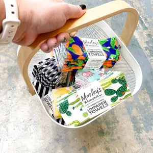 Marley's Monsters UNpaper® Towels Refill Pack: Cotton Flannel Household Cleaning Cloths Reusable Paper Towels