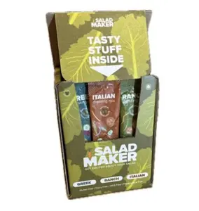 Salad Maker Dry Salad Dressing Mixes, 15 assorted packs of Ranch, Greek, and Italian (5 each)