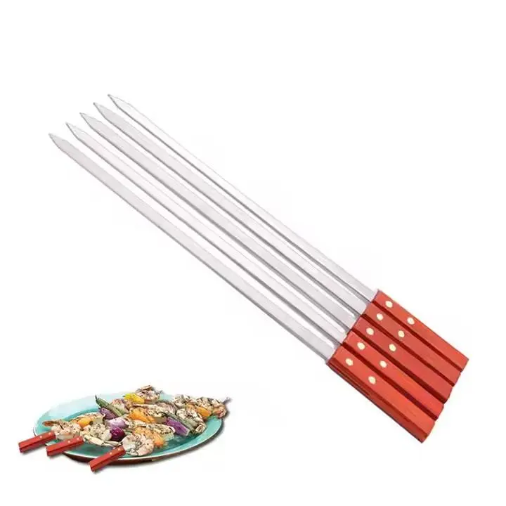 Ultimate BBQ Skewers Set – Stainless Steel Kebab Sticks for Grilling & Cookouts