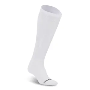 Everyday Light Compression White Knee-High Socks - Classic Effortless Style, All-Day Comfort, Gentle Support, Breathable Knit, Versatile for Workwear & Casual Fits