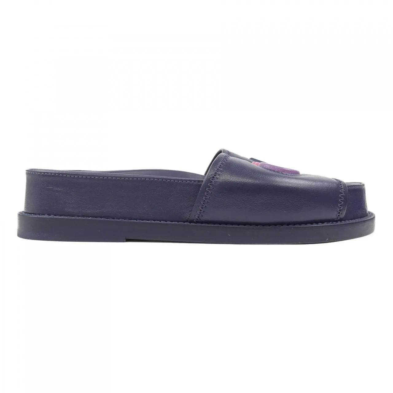 Pre-owned CHANEL Lambskin Small Leather Goods Mules Sandals