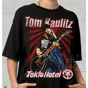 Vintage Tokio Hotel Tom Kaulitz Unisex T-Shirt, poster movie tee, Graphic Tee, Sport shirt
