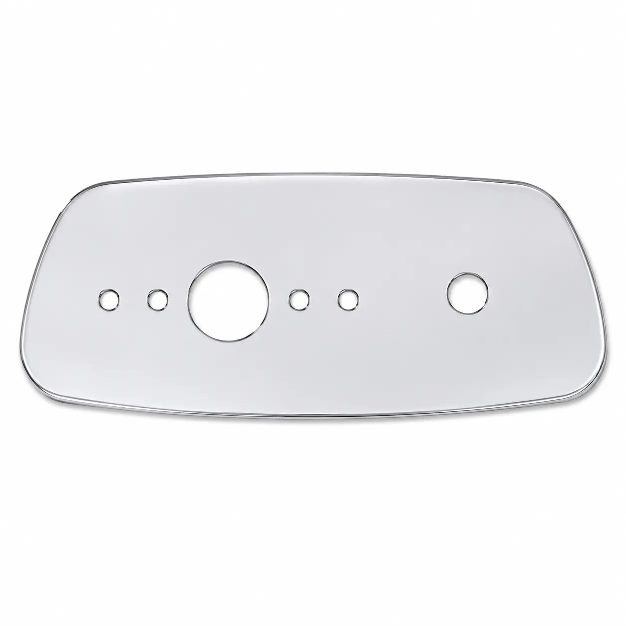 JML Kustoms Dome Light Bracket - Watermelon & Toggle Cutouts, Stainless Steel Bracket, Automotive Interior Lighting Component