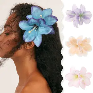 [NEW] Lily Flower Hair Clip  | Tropical Statement Floral Barrette for Beach, Vacation & Summer Styling