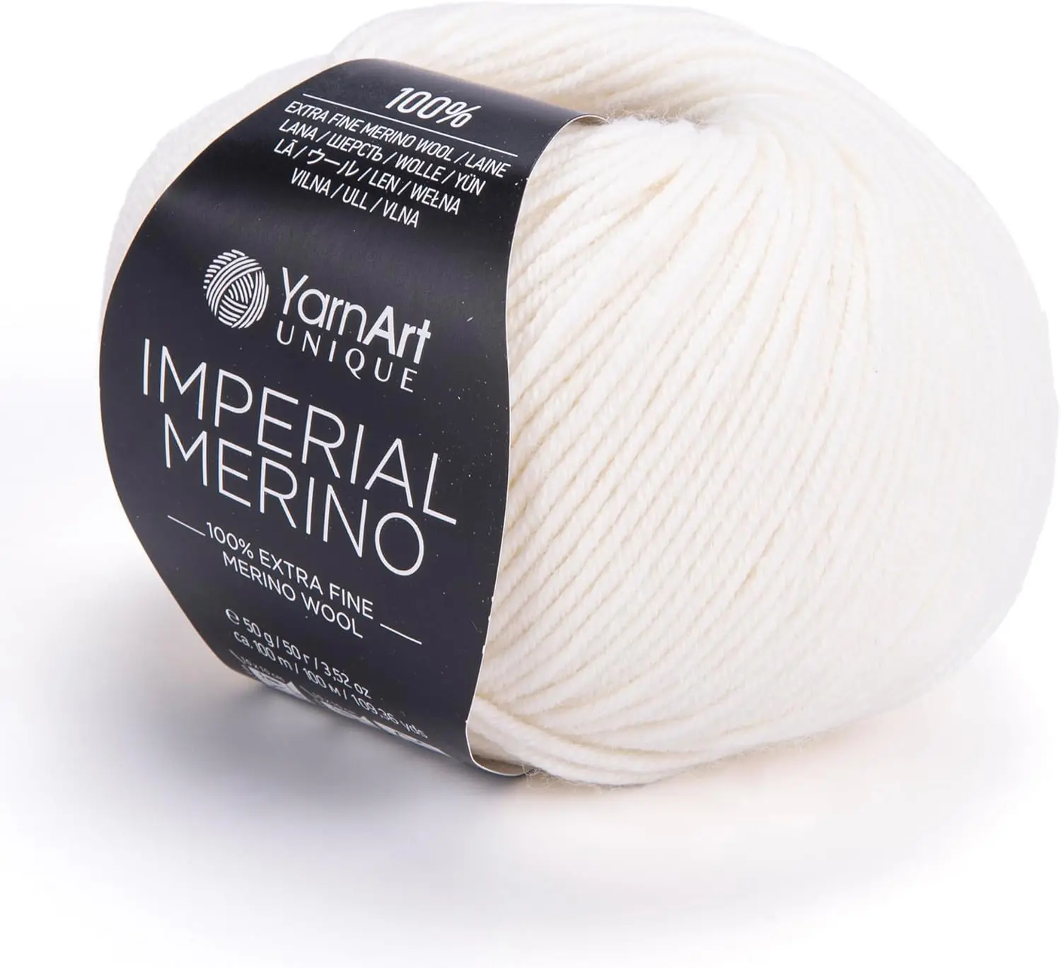 Yarnart Unique Imperial Merino Yarn - 100% Extra Fine Merino Wool, Luxurious Soft Yarn for Knitting, Crocheting, Baby Clothes, Scarves, Sweaters, 1.76 Oz/50G, 109 Yds (3302) YarnArt