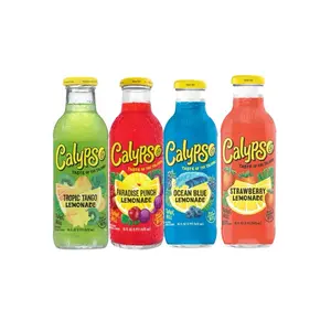 Calypso Bundle of 4 - Strawberry Lemonade, Ocean Blue, Tropic Tango, & Paradise Punch Lemonades - 16 oz Bottles