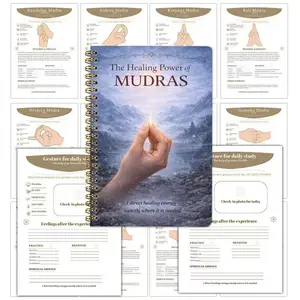 The Healing Power of Mudras Workbook, Mudra Practice Tracker, Spiritual Journal, Enhance Your Mindfulness Journey, Essential Tool for Meditation Enthusiasts