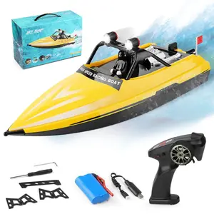 NovaFlow RC Boat WL917 Jet Racing Boat High Speed 370 Carbon Brush Motor Red & Black Model remote control Set