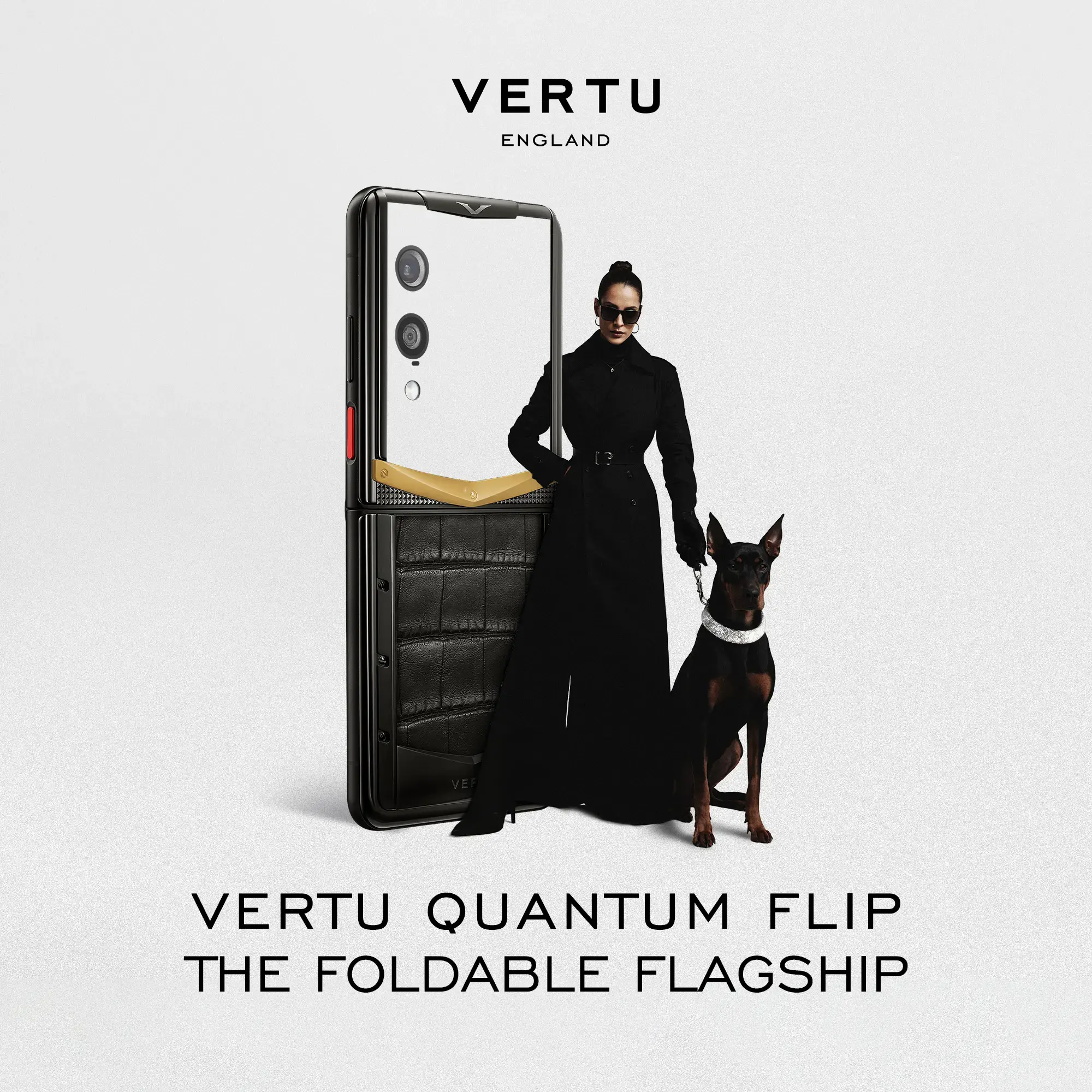 Quantum Flip Alligator Pre-Order Exclusive Package – ALLIGATOR LEATHER MOBILE PHONE