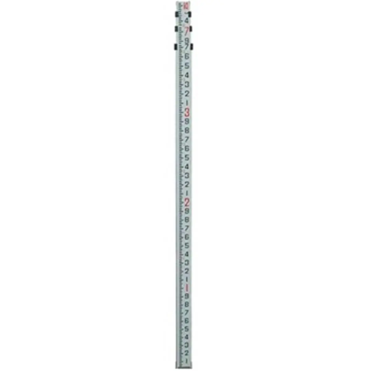 212 MAIN Northwest Instrument NAR14T 14 ft. Aluminum Telescopic Leveling Rod - 10ths Graduation, 4-Section Building Surveying Tool for Building, Grading