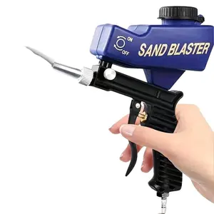 Portable Sandblasting Machine with Ergonomic Handle, 600ML Capacity, Ideal for Painting and Rust Removal, Suitable for Wood, Metal, Car, DIY Projects