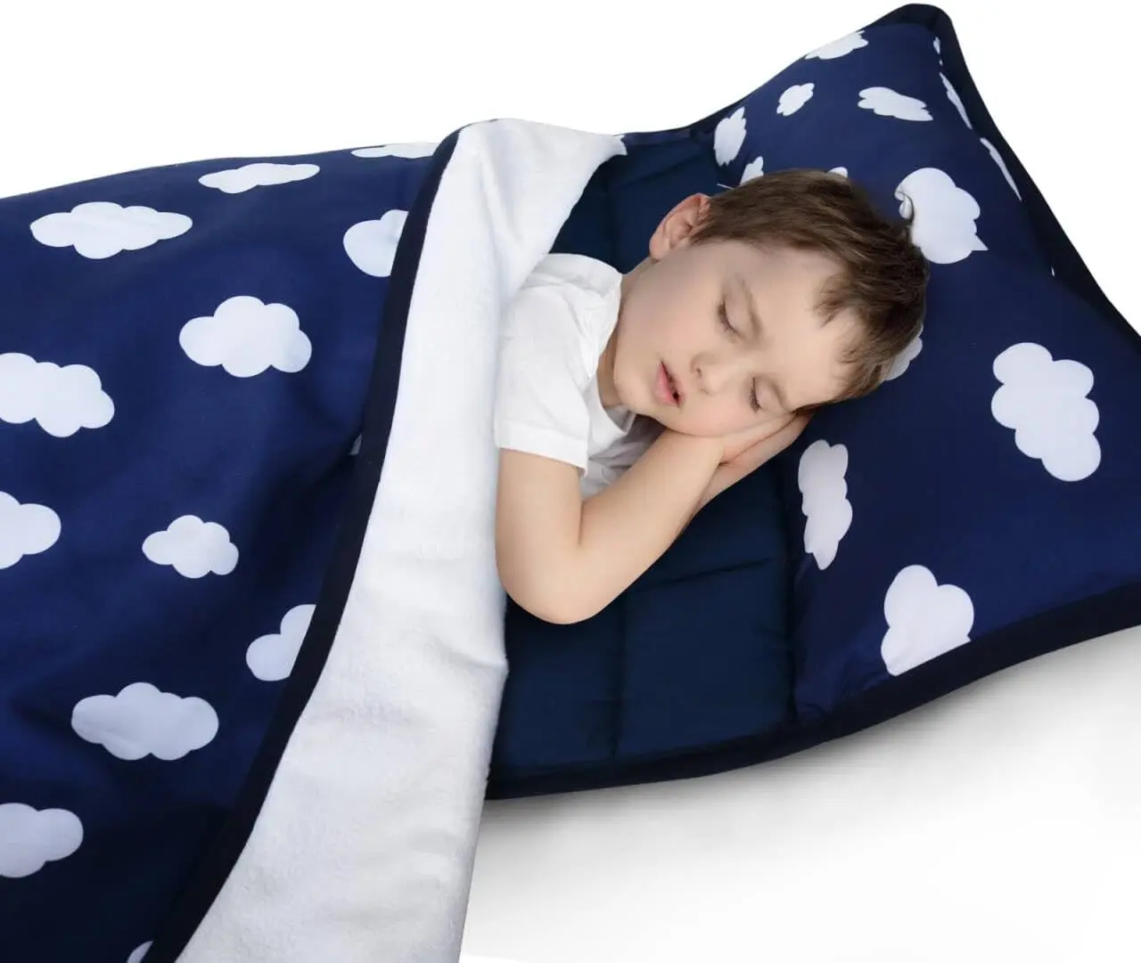 Biloban Lightweight Toddler Nap Mat with Pillow Soft Blanket, Cozy Kids Nap Mats Fit Standard Preschool Daycare Cot Regalo My Cot Portable Travel Sleeping Bag #SummerVibes #TikTokShopBackToSchool