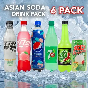 Asian Soda Pack (6 Bottles)