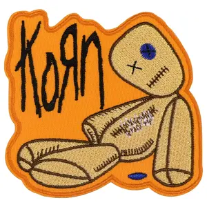 Rock Punk Music Embroidered Patch, Back Adhesive Iron-On, Suitable for Clothes Jackets Hats Accessories, 1 Piece