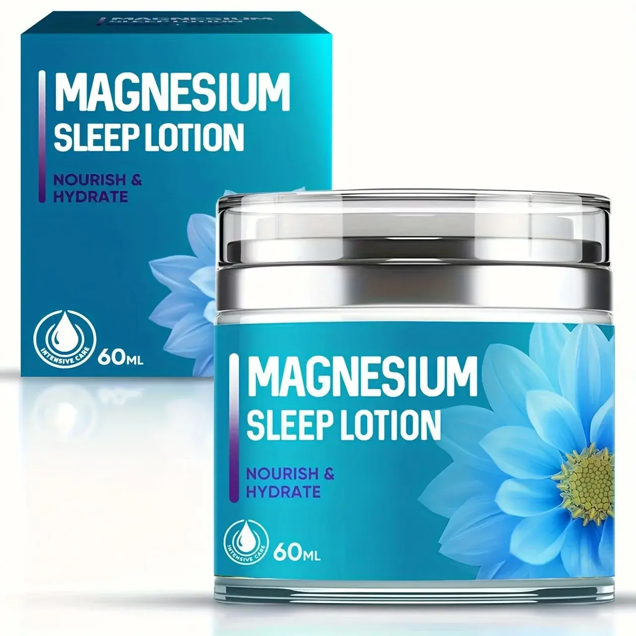 Magnesium Sleep Lotion – Nourishing & Hydrating Topical Lotion for Restful Sleep (60ml)