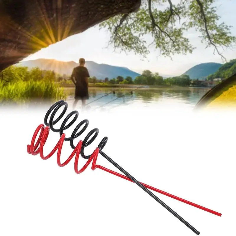 Spiral Fishing Rod Holder, 2 Counts Spiral Rod Holder, Fishing Tackle, Insert Ground Holder, Fishing Accessories, Fishing Equipment, Fishing Pole Holder, Outdoor Fishing Equipment, Sport Fishing Accessory, Fishing Gear Accessories