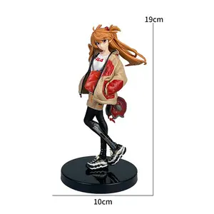 New Evangelion EVA Evangelion Asuka High Quality Edition Pretty Girl Model Desktop Ornament Anime Handmade