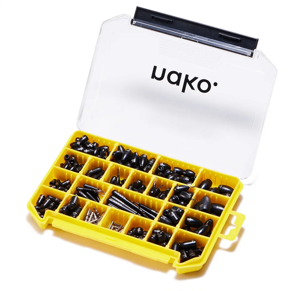 Nako Tungsten Weight Kit | 100 Pack, 150 Pack, 200 Pack, Terminal Tackle Box for Free