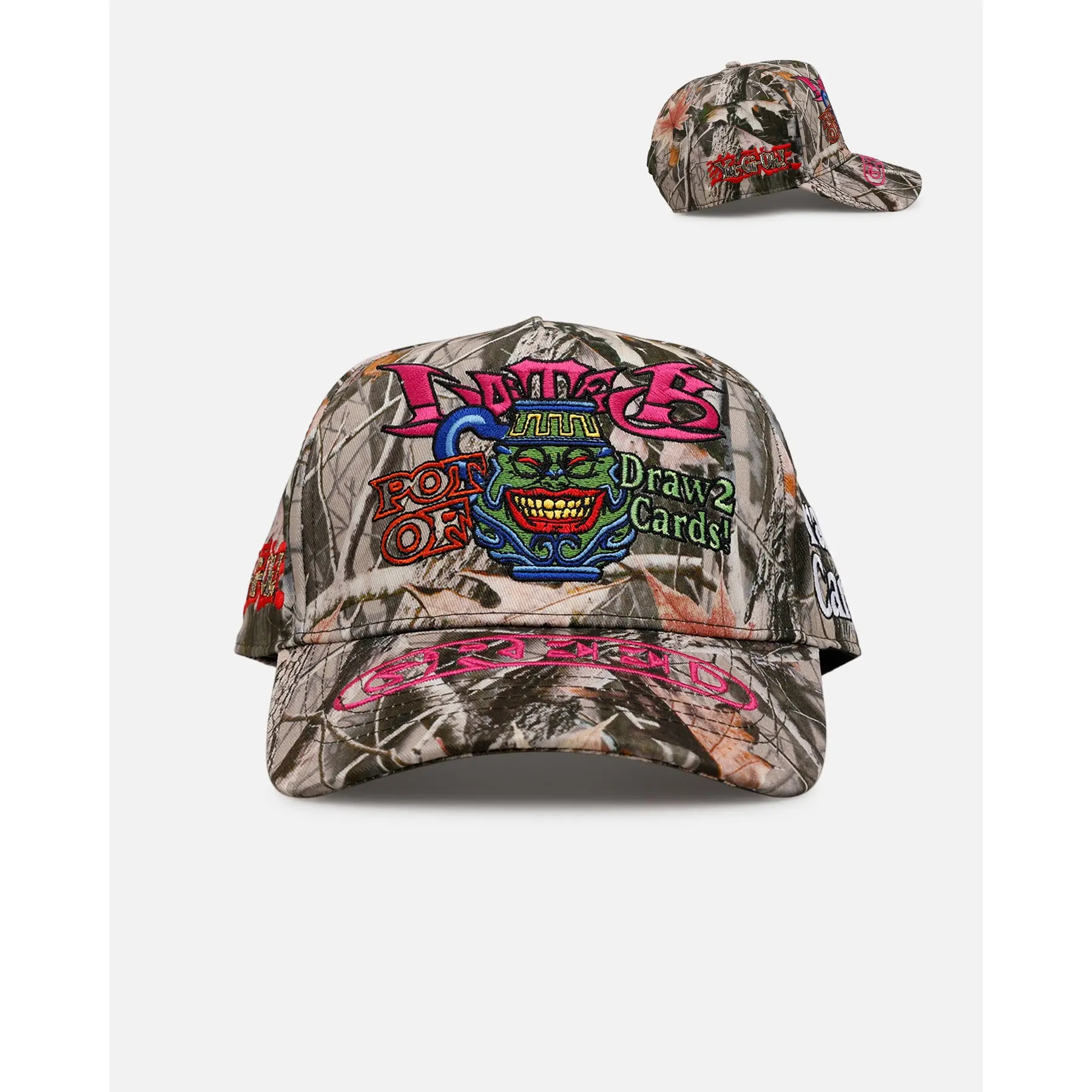 Loiter X Yu-Gi-Oh! Pot Of Greed Camo Snapback Hat Real Tree Camo
