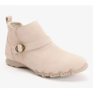 Skechers Bikers Lite Suede Ankle Boots - Class