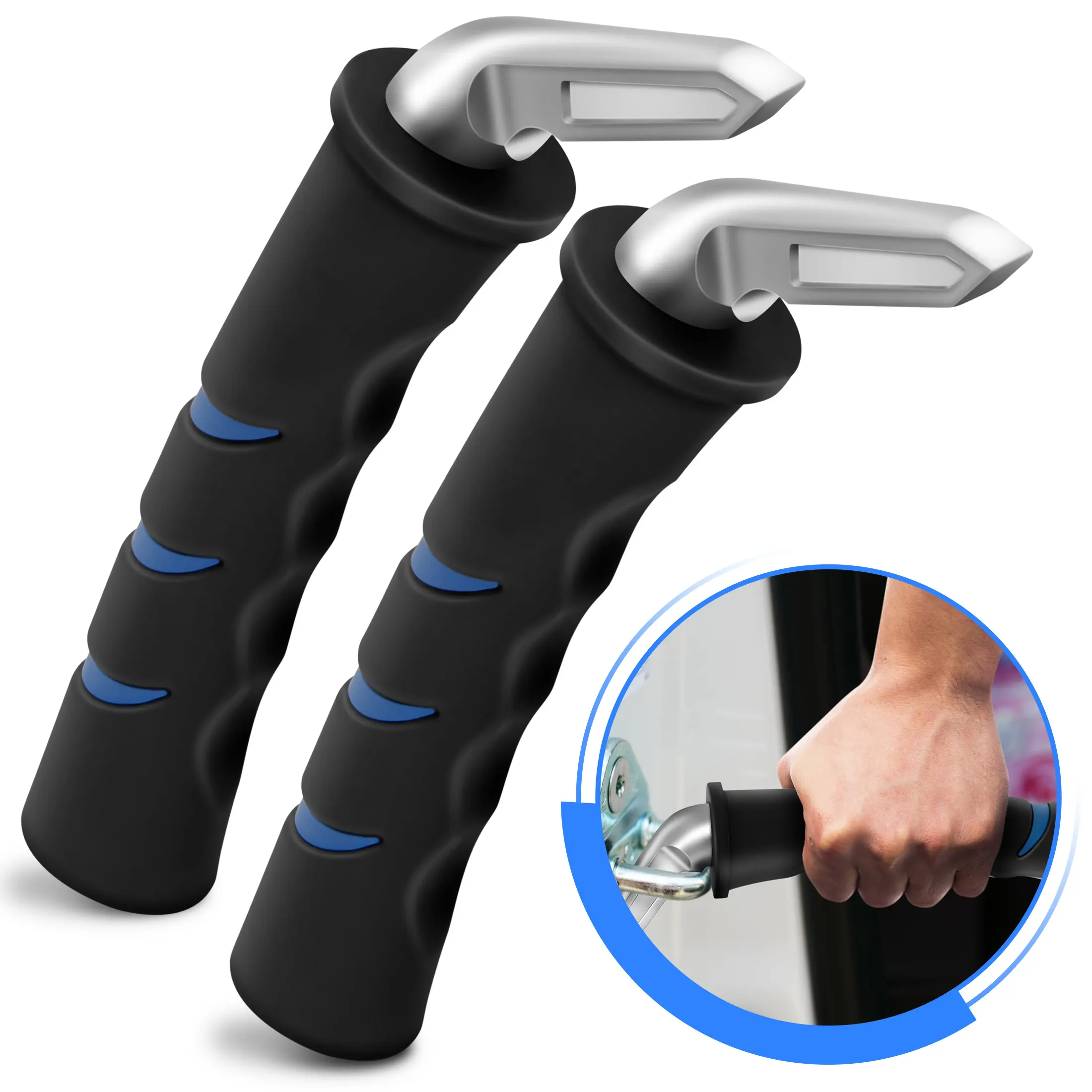 【Gifts from parents】2pcs Car cane Car Door Assist Handle or Elderly - Car Transfer Handle for Handicap Car Door Handle - Portable Vehicle Support Car Grab Handle,Handy Bar for Seniors，Window Breaker