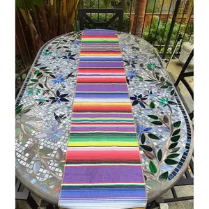 Mexican Table Runner - Purple