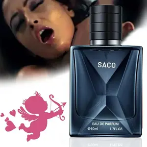 SACO Men's Eau de Parfum 1.70oz Men's Cologne - Long-Lasting, Sensual, Masculine Woody Fragrances - Portable Spray for Business, Travel - Ideal Birthday Gift