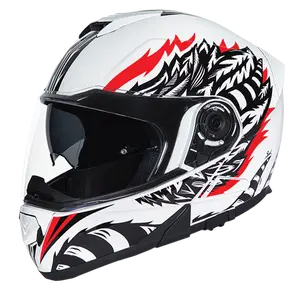 Daytona Glide Modular Motorcycle Helmet - DOT Approved, Bluetooth Ready, Dual Visor, Men/Women/Youth