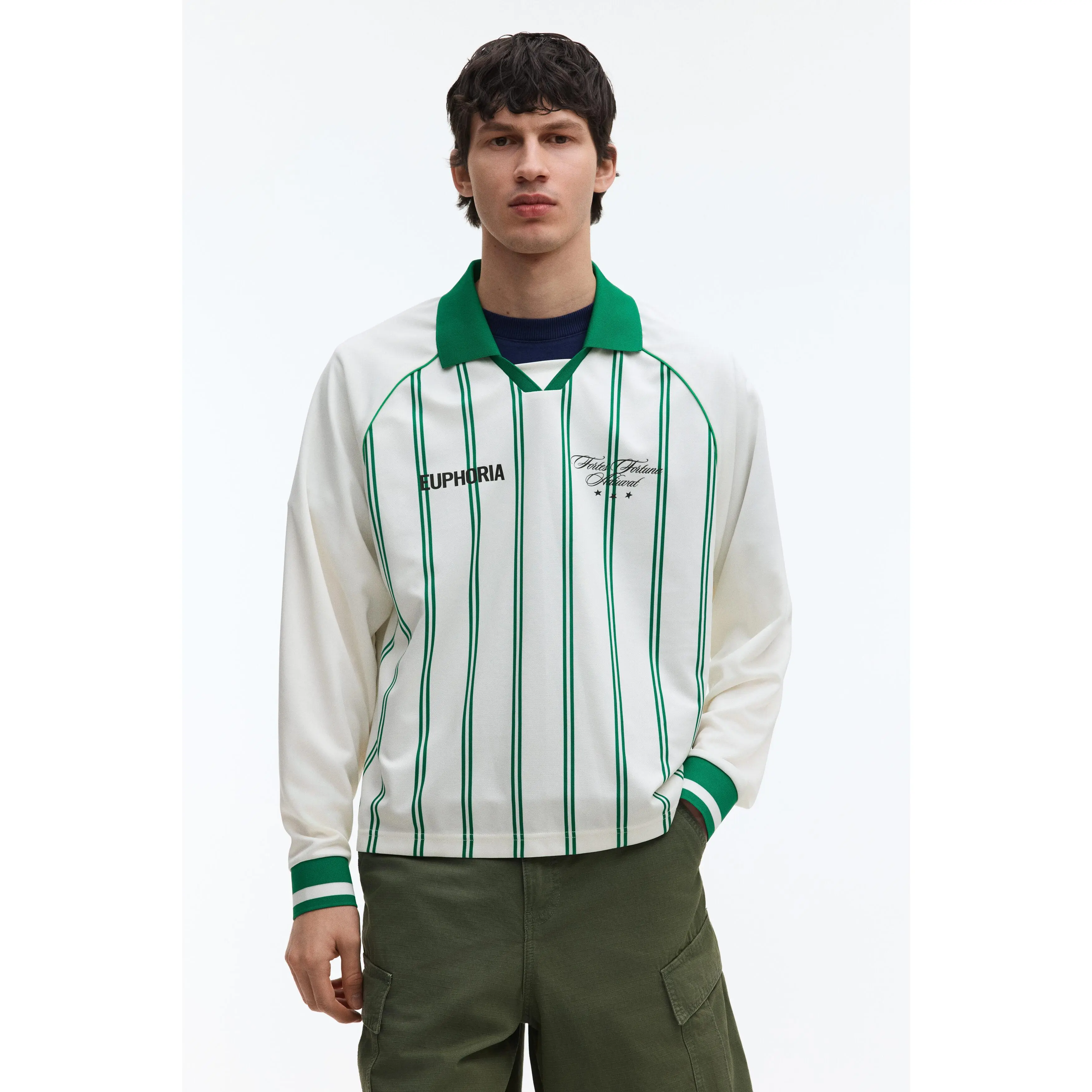 H&M Loose Fit Printed polo shirt
