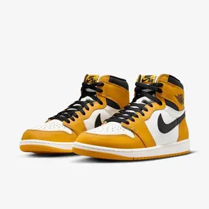 Jordan 1 Retro High OG Yellow Ochre Men's DZ5485-701 & GS FD1437-701 New