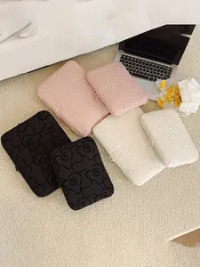 New Embroidered Floral Laptop Bag, 3D Line Pattern iPad Case, Fits 9.7/11 Inch Tablets & 13/14 Inch Laptops, Unisex Computer Protection Cover