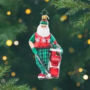Jolly Golfer Santa
