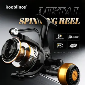 Heavy-Duty Metal Spinning Fishing Reel,Fishing Tackle,12KG Pull Strength,Falcon Shape Ergonomic,Anti-Twist Body,Smooth Long Casting,Brass Pinions,Stainless Steel Core,Freshwater Saltwater,HM1000-6000 HM7000 Sizes,Big Game Ready,All-Day Fishing Comfort